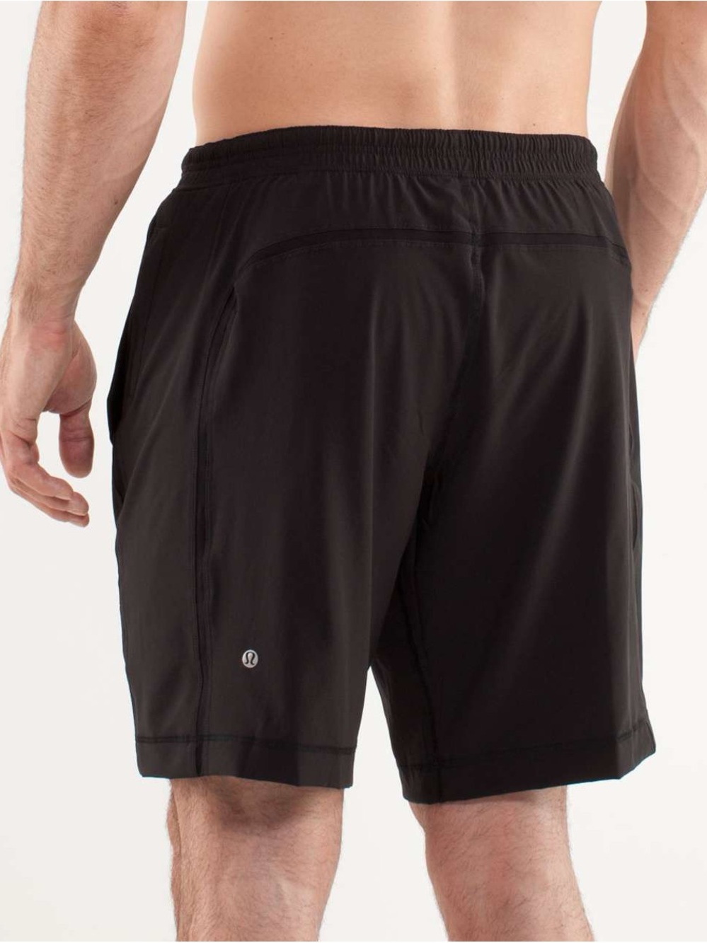 Lululemon Men Pace Breaker Lined Short 7" Black Medium Athletic Running Gym